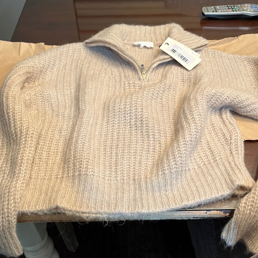ba&sh Baltan sweater NWT ecru